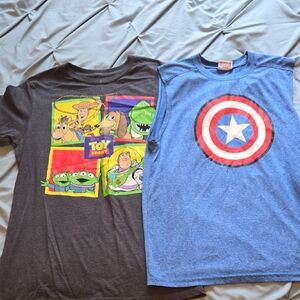 Set Of Boys Disney Shirts XL